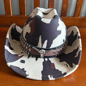 Cow Print Women’s Cowboy Hat